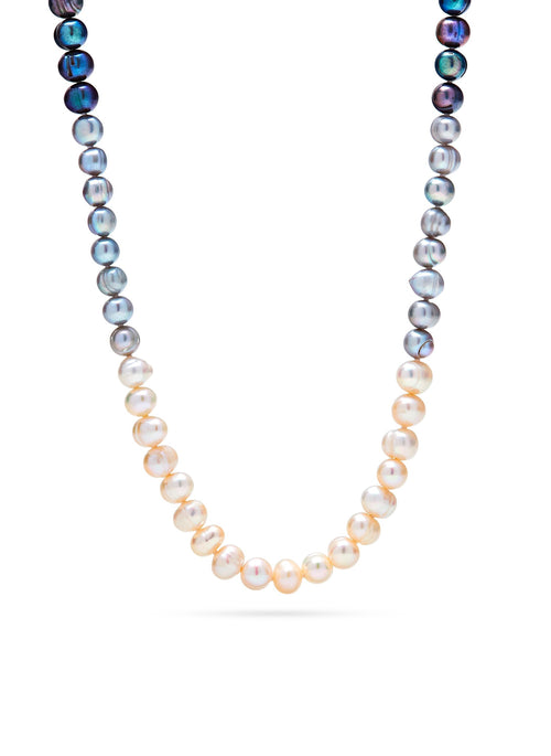 Colar Pérola Natural Degradê