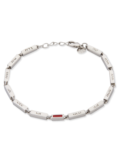 Pulseira Emunah 24 nomes de D'us - Raízes da Vida