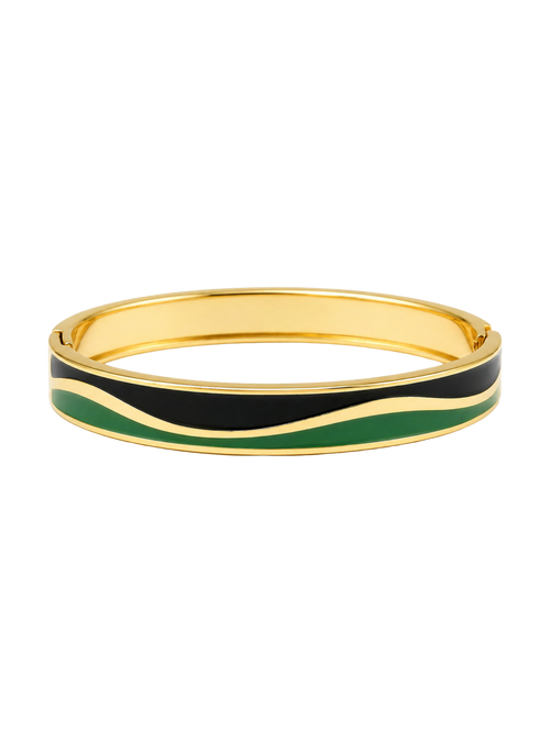 Bracelete Ondas Esmaltado