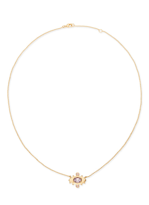 Colar Olho Ametista - Garden