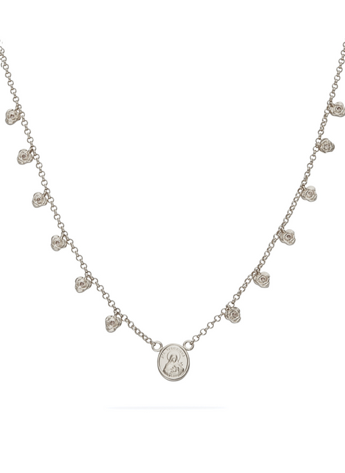 Colar com Pingentes Santa Teresinha