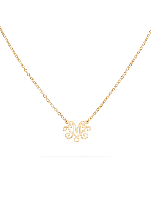 Colar M de Maria Gold