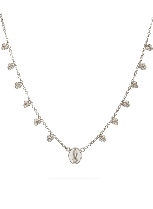 Colar com Pingentes Nossa Senhora de Guadalupe