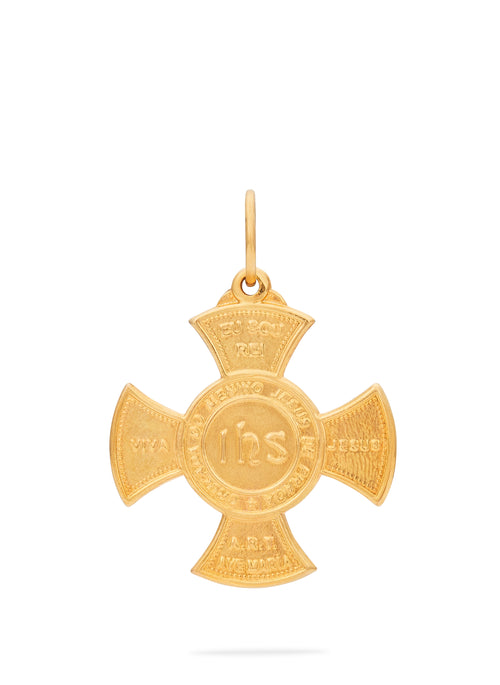 Cruz do Menino Jesus de Praga Gold