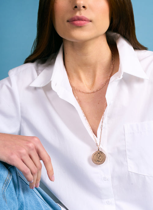 Medalha Nossa Senhora de Guadalupe Gold