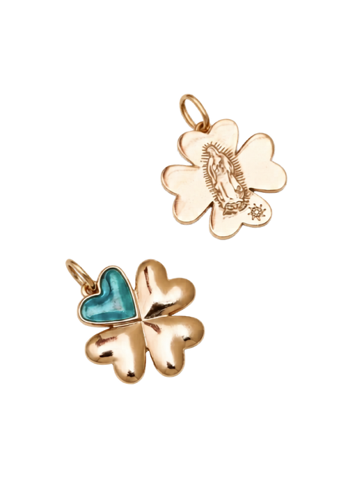 Pingente Trevo Guadalupe Nude Gold