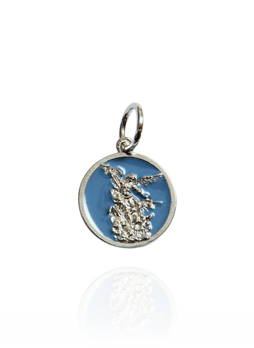 Pingente São Miguel Arcanjo Esmaltado