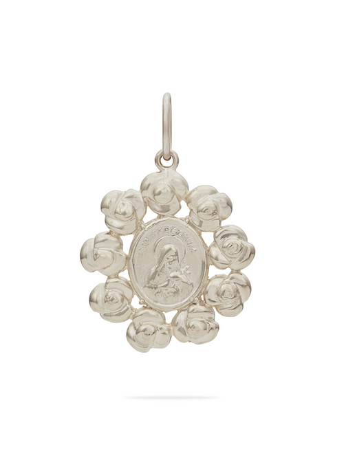 Pingente Rosas Santa Teresinha