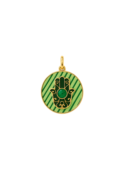 Medalha Hamsa Green