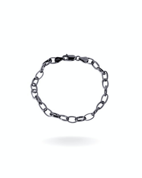 Pulseira Elos Oval Silver