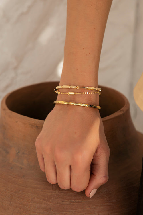 Pulseira Emunah 24 nomes de D'us - Raízes da Vida