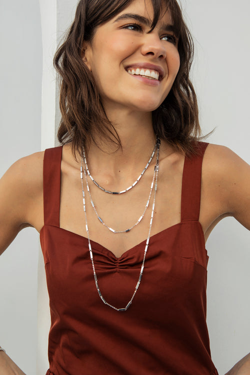 Colar Emunah 34 nomes de D'us Silver - Raízes da Vida