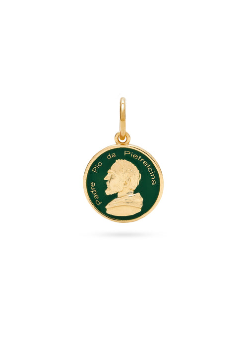 Pingente São Padre Pio - Gold
