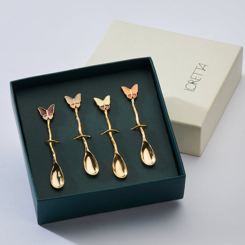 Kit 4 colheres de café Mocha