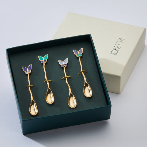 Kit 4 colheres de café Navy