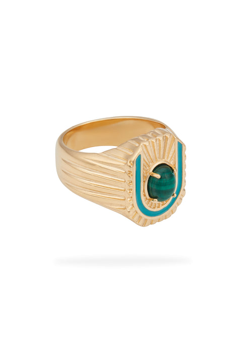 Anel Arco Green  - Vintage