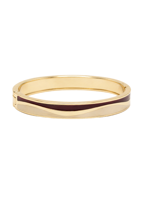 Bracelete Ondas Esmaltado