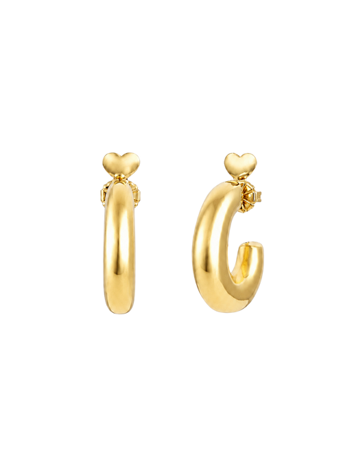 Meia Argola Gold - Bold