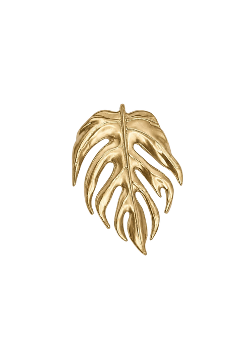 Broche Pingente Folha Gold