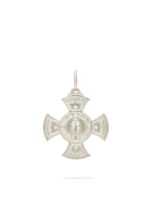 Cruz do Menino Jesus de Praga Silver