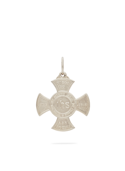 Cruz do Menino Jesus de Praga Silver