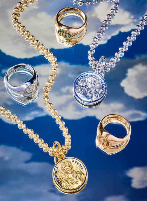 Pingente São Carlo Acutis Gold