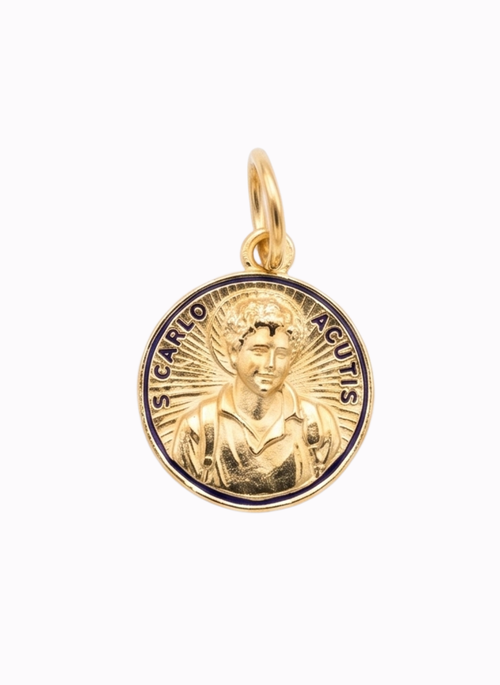 Pingente São Carlo Acutis Gold