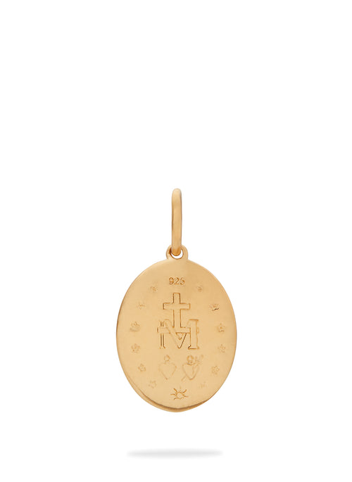 Pingente Nossa Senhora das Graças Gold Esmaltada