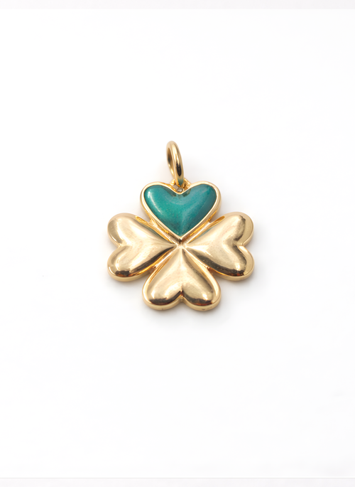 Pingente Trevo Guadalupe Acqua Gold