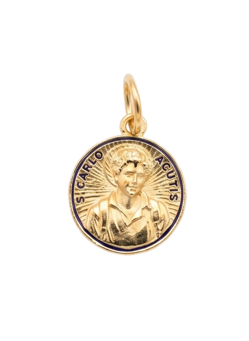 Pingente São Carlo Acutis Gold