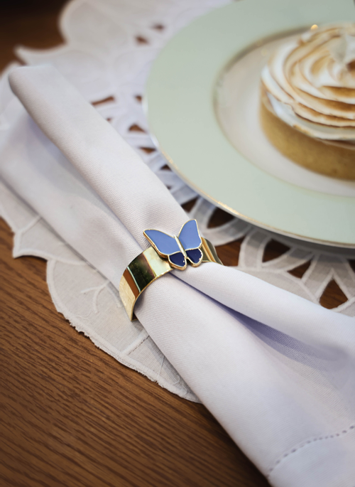 Kit 4 Porta Guardanapos Navy