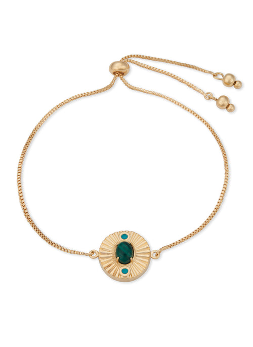 Pulseira Regulável Green Gold - Vintage