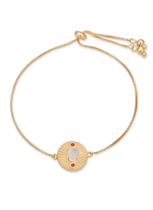 Pulseira Regulável Coral Gold - Vintage