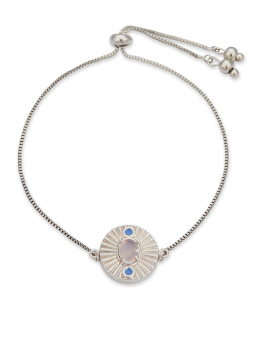 Pulseira Regulável Jeans Silver - Vintage