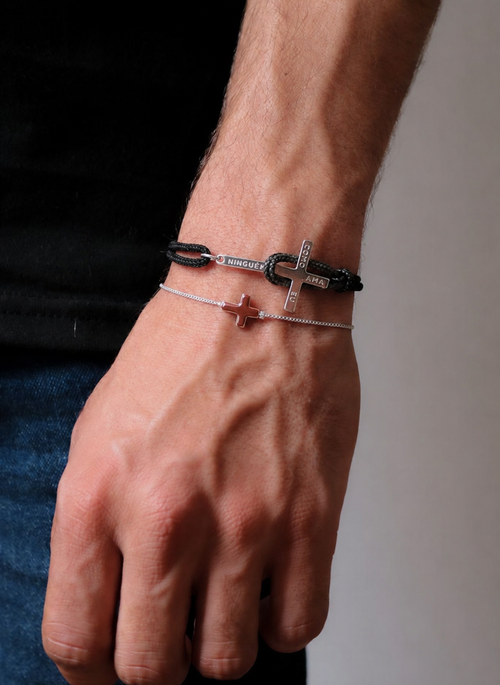 Pulseira Cruz Elo